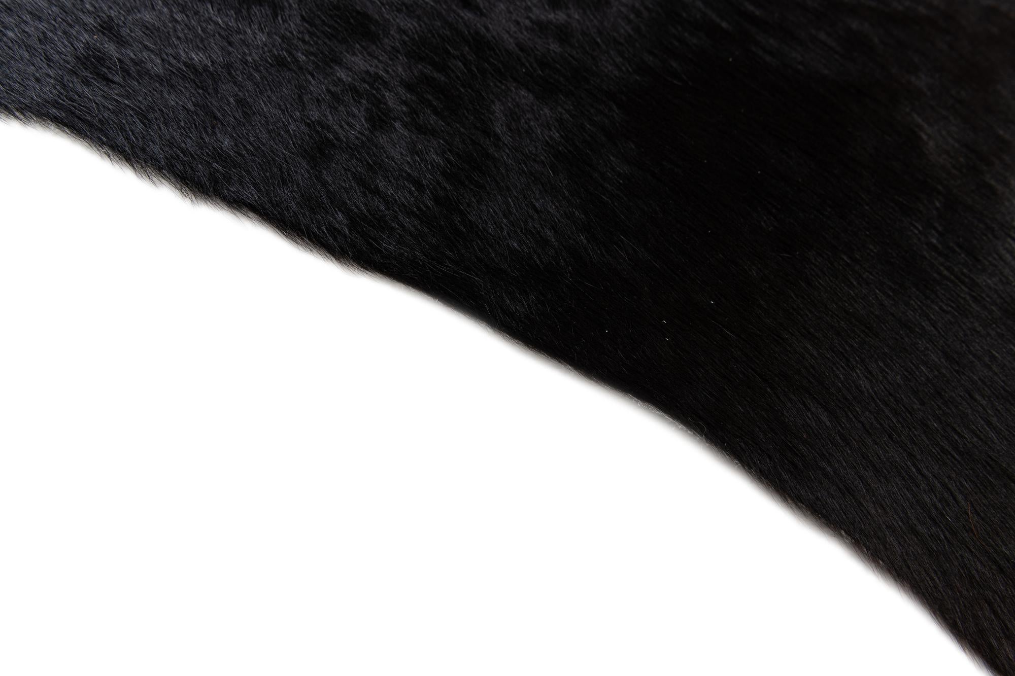 6' 2 x 6' 8 Cowhide Leather Square Rug