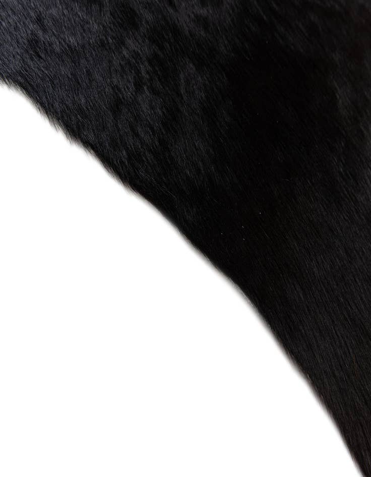 Detail image of 6' 2 x 6' 8 Cowhide Leather Square Rug