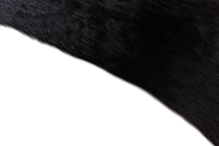 Detail image of 6' 2 x 6' 8 Cowhide Leather Square Rug