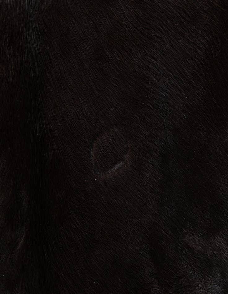 Detail image of 6' 2 x 6' 8 Cowhide Leather Square Rug