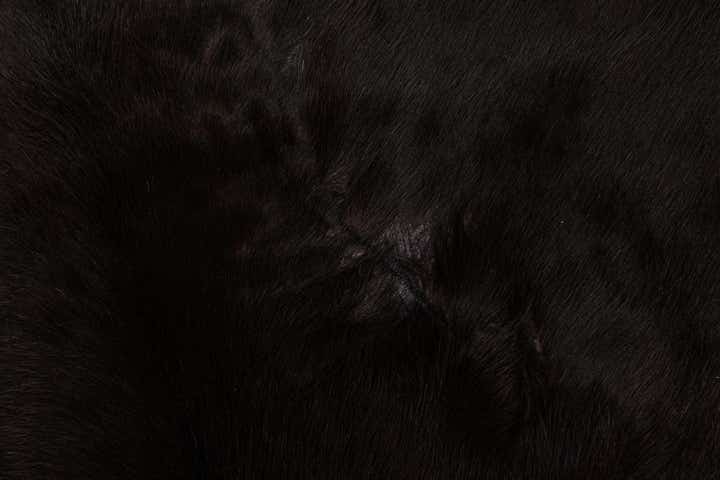 6' 2 x 6' 8 Cowhide Leather Square Rug