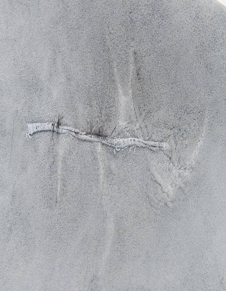 Detail image of 6' 2 x 6' 8 Cowhide Leather Square Rug