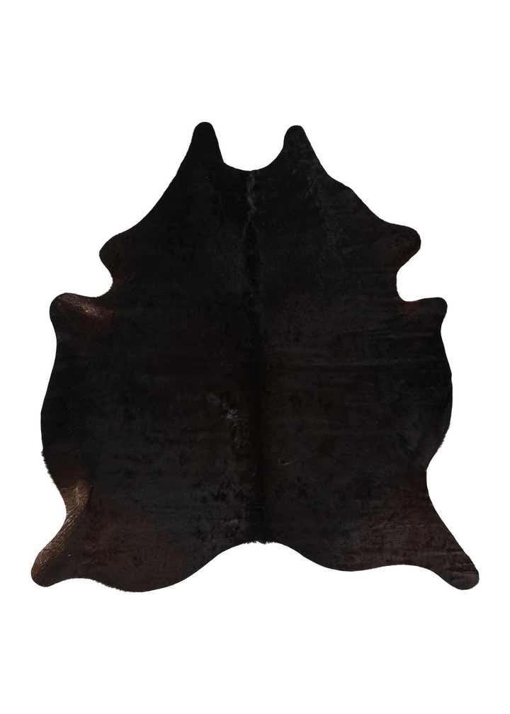 6' 2 x 6' 8 Cowhide Leather Square Rug