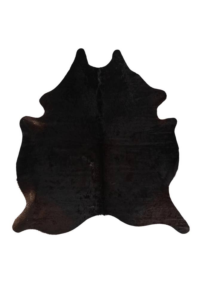 Detail image of 6' 2 x 6' 8 Cowhide Leather Square Rug
