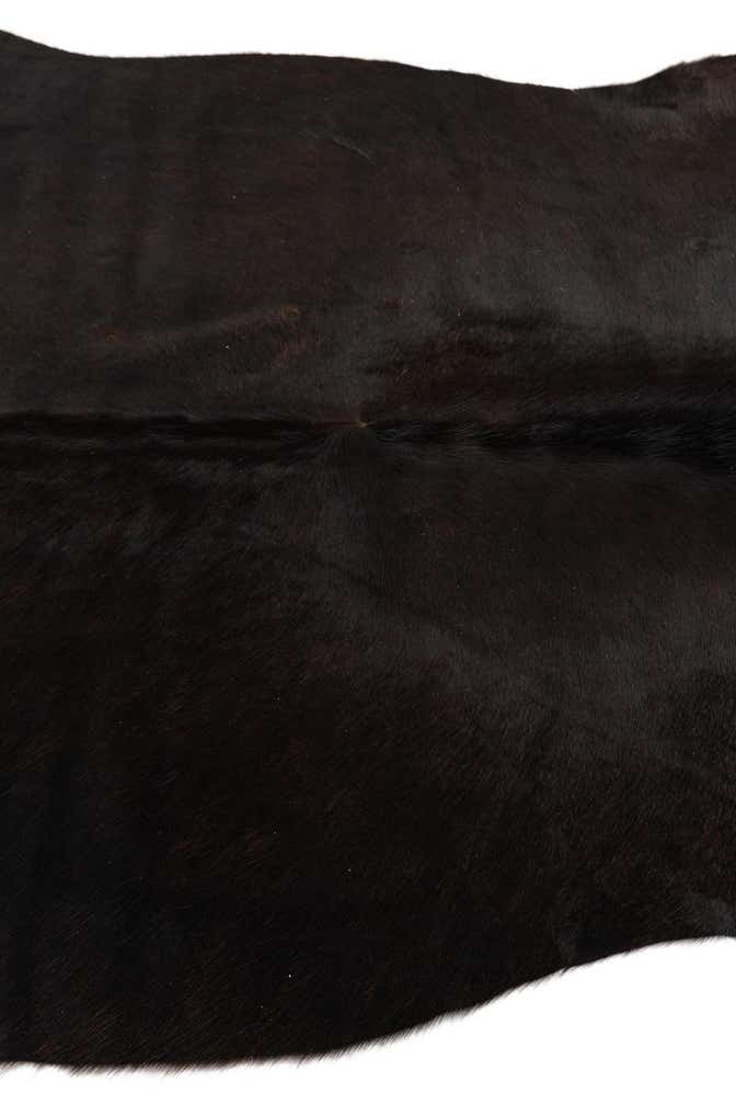 4' 9 x 4' 11 Cowhide Leather Square Rug