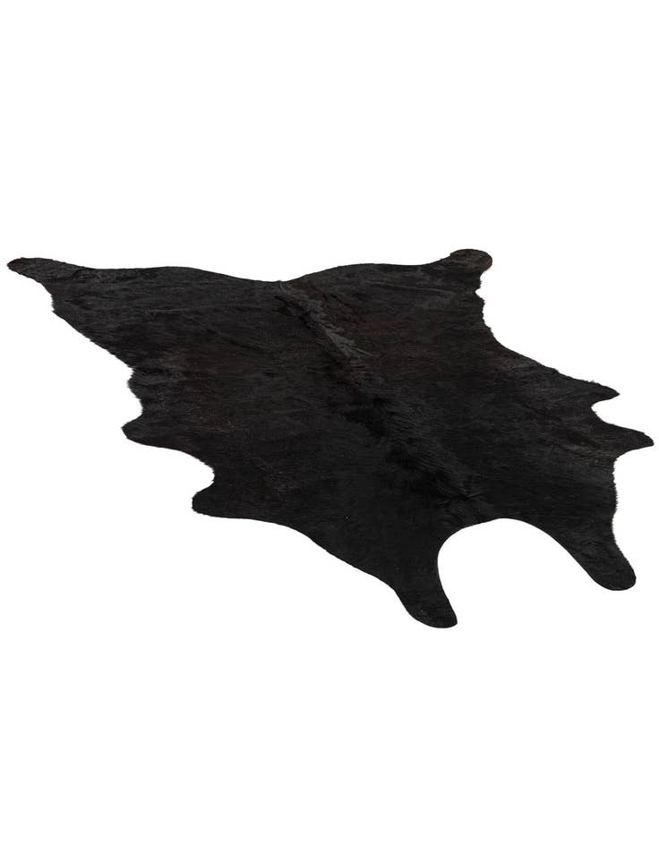 Detail image of 5' 4 x 5' 7 Cowhide Leather Square Rug