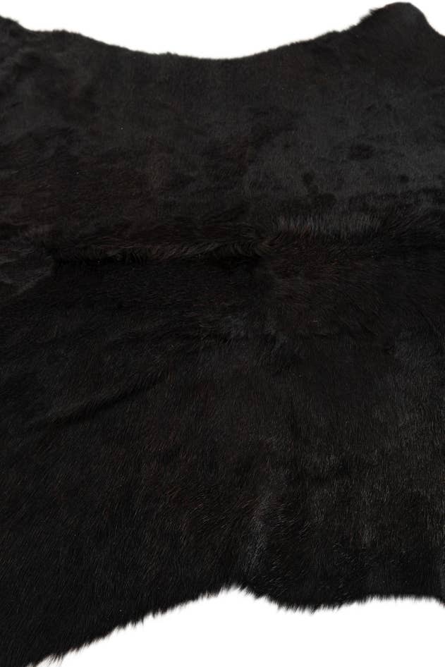 Detail image of 5' 4 x 5' 7 Cowhide Leather Square Rug