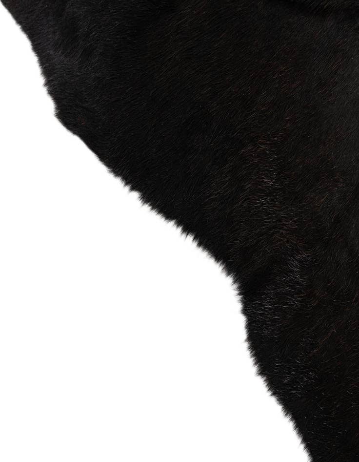 Detail image of 5' 4 x 5' 7 Cowhide Leather Square Rug