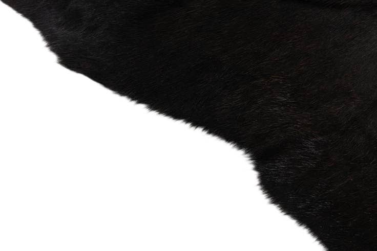 Detail image of 5' 4 x 5' 7 Cowhide Leather Square Rug