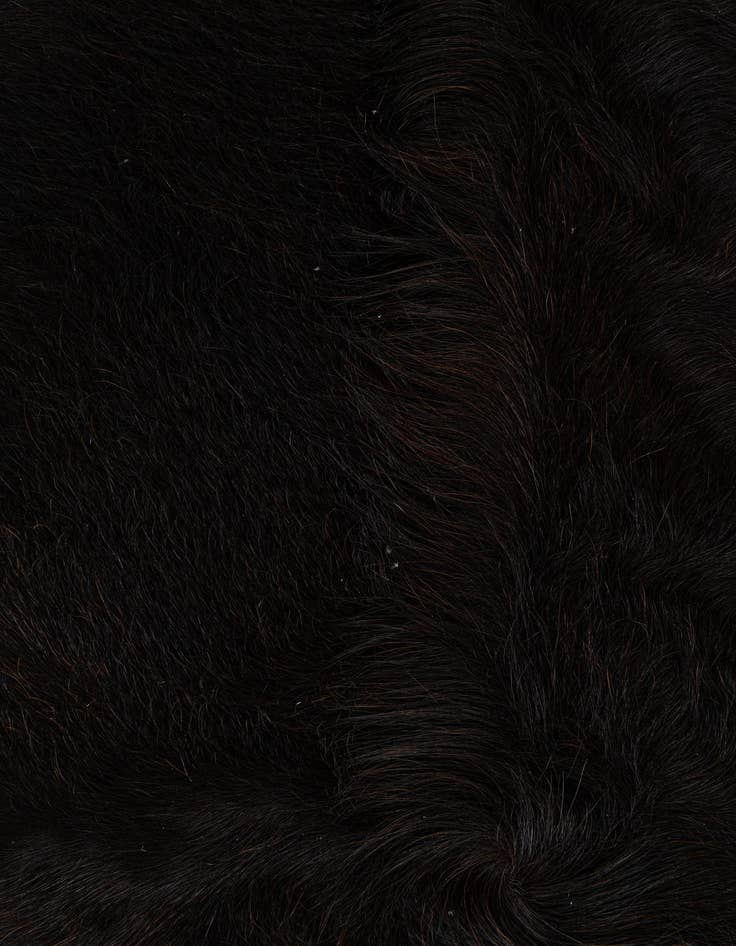 Detail image of 5' 4 x 5' 7 Cowhide Leather Square Rug