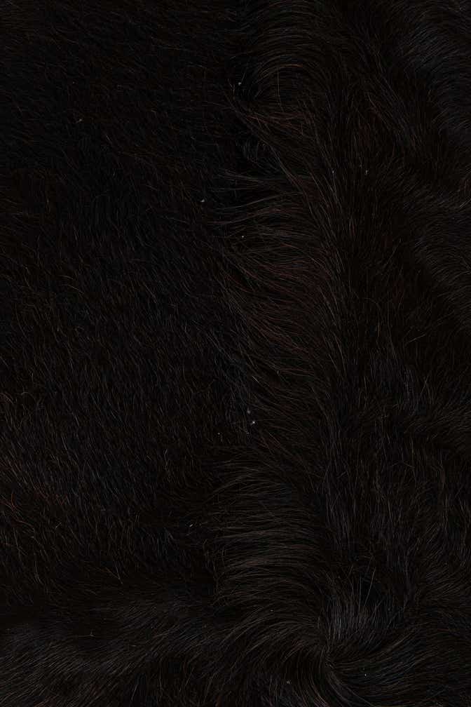 5' 4 x 5' 7 Cowhide Leather Square Rug