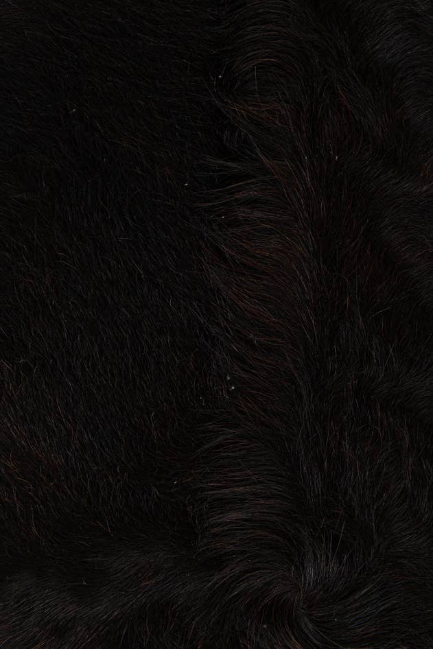 Detail image of 5' 4 x 5' 7 Cowhide Leather Square Rug