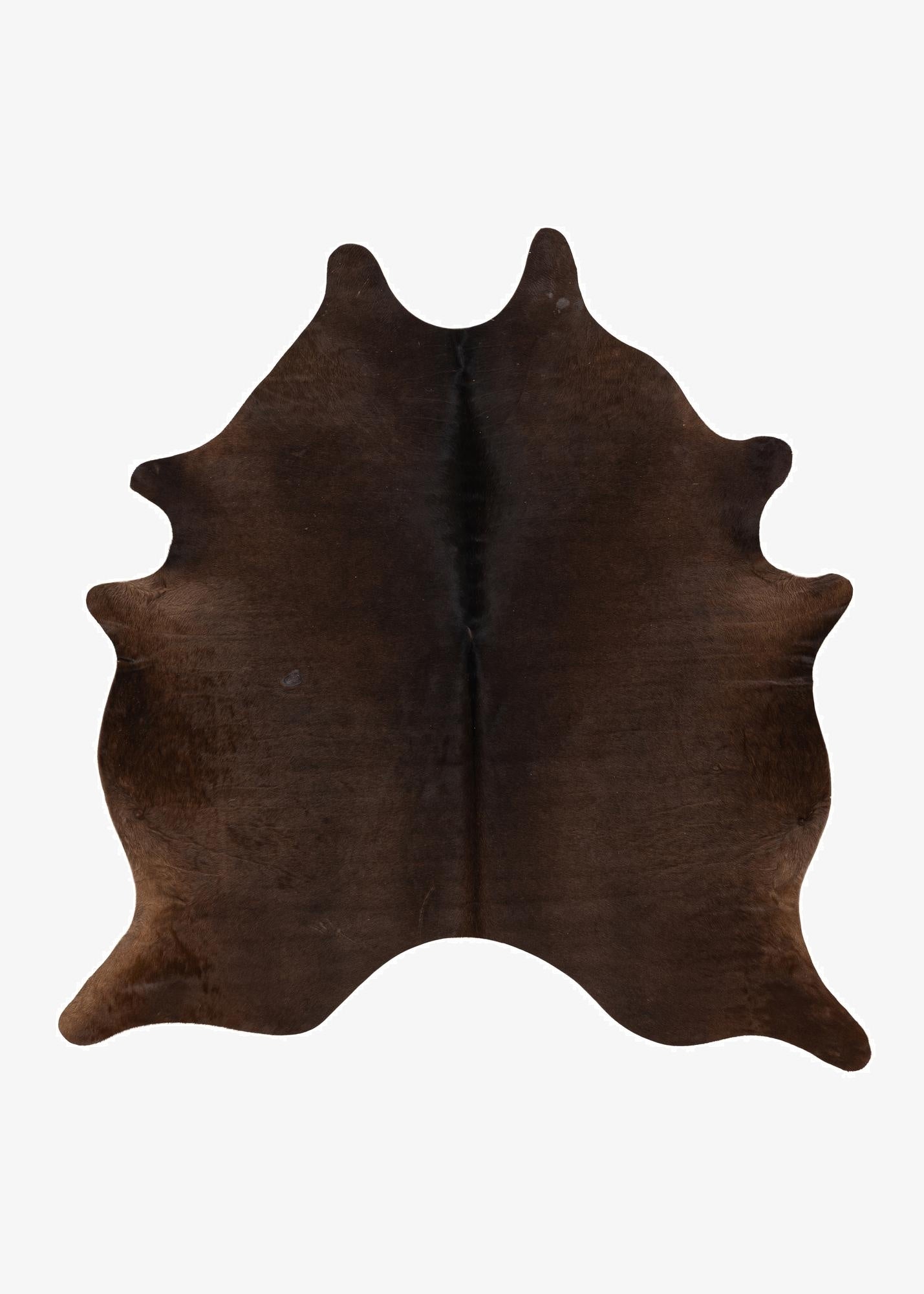 6' 2 x 6' 5 Cowhide Leather Square Rug