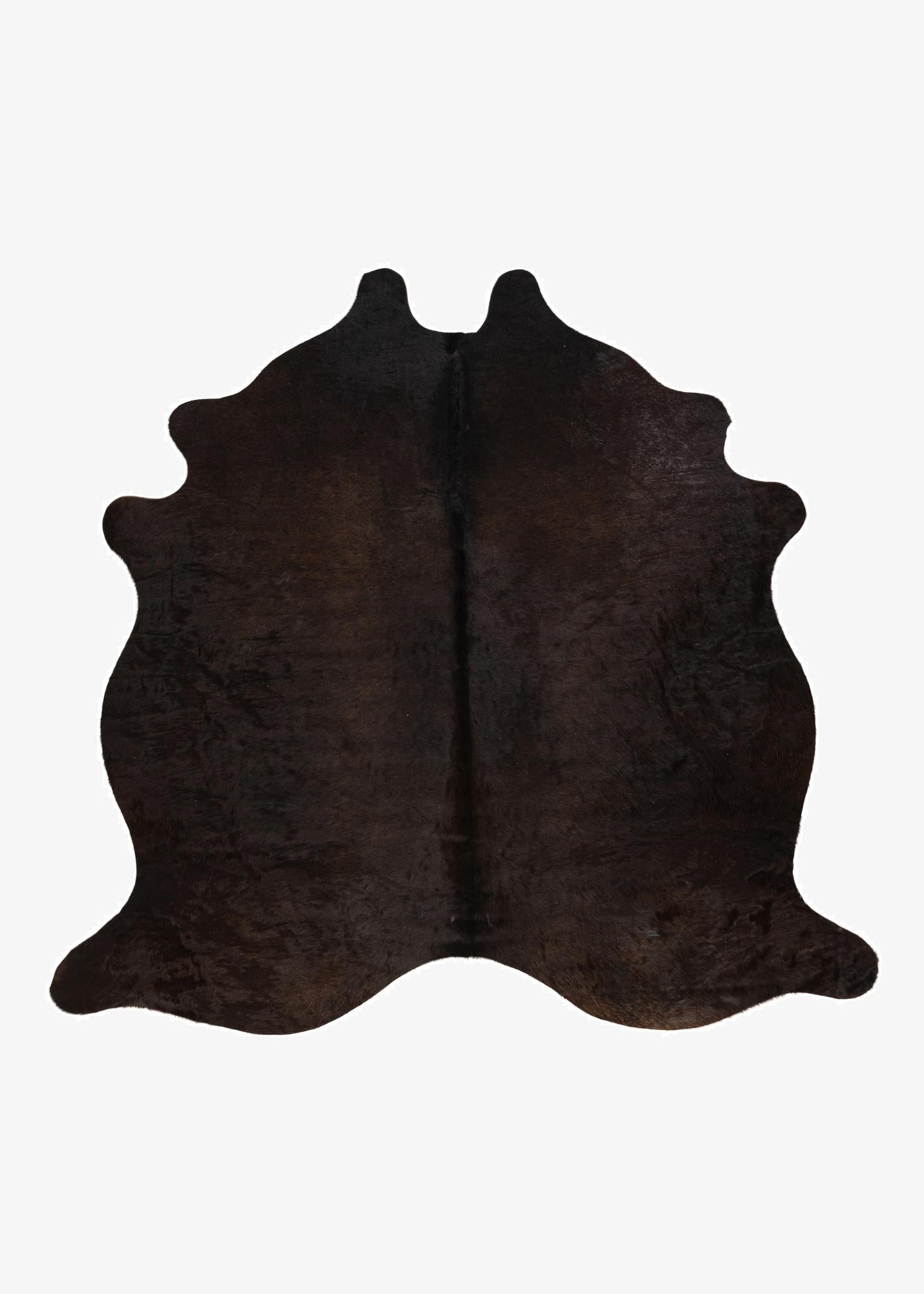 5' 5 x 5' 10 Cowhide Leather Square Rug