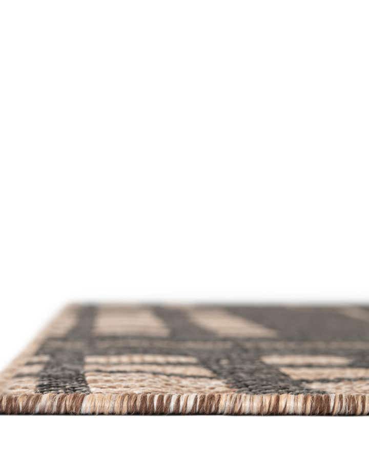 10' x 10' Easy-Clean Checkered Indoor / Outdoor Square Rug