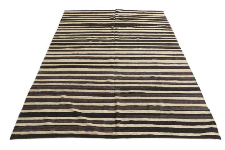 5' 10 x 8' Hand Woven Kilim Modern Wool Rug