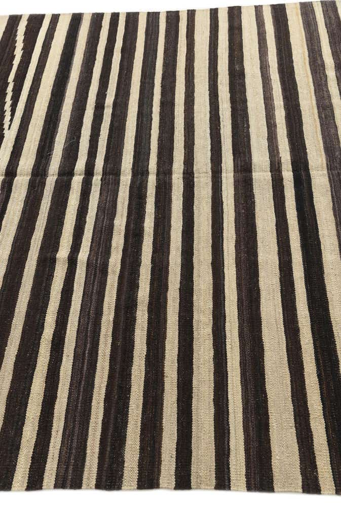 5' 10 x 8' Hand Woven Kilim Modern Wool Rug