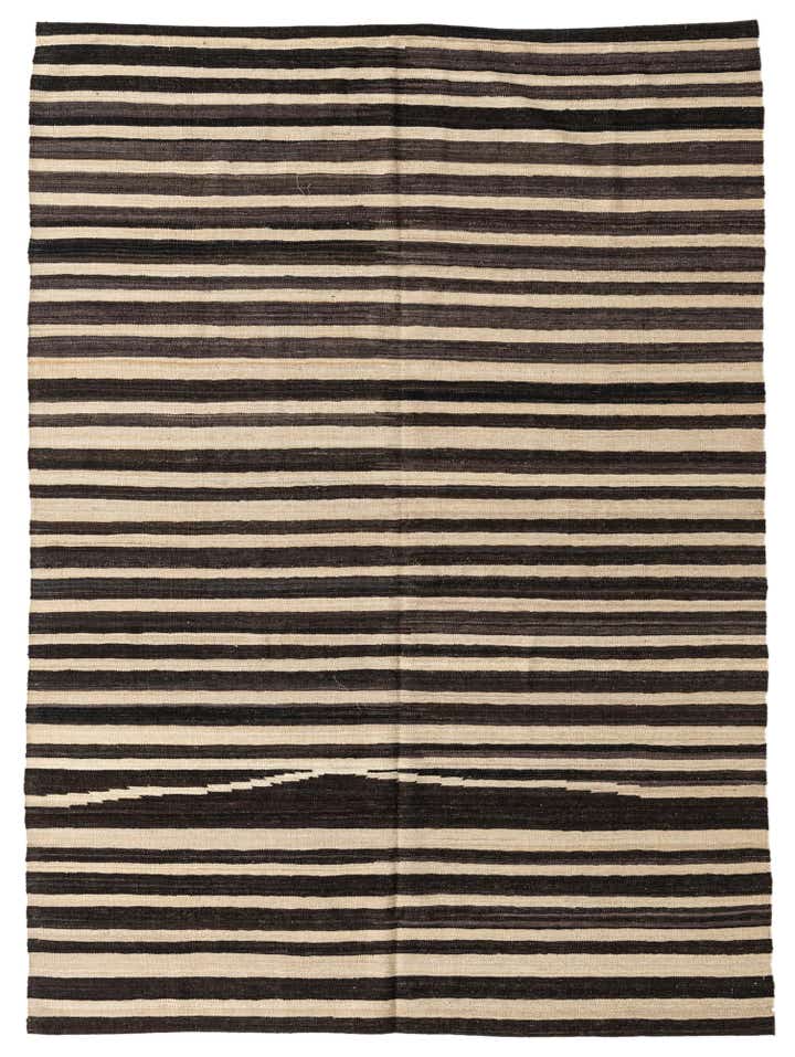 5' 10 x 8' Hand Woven Kilim Modern Wool Rug