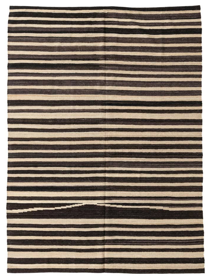 Detail image of 5' 10 x 8' Hand Woven Kilim Modern Wool Rug