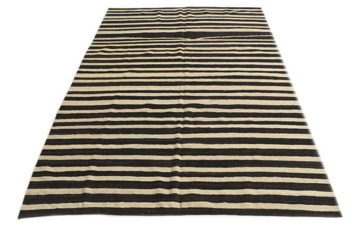 5' 10 x 8' Hand Woven Kilim Modern Wool Rug