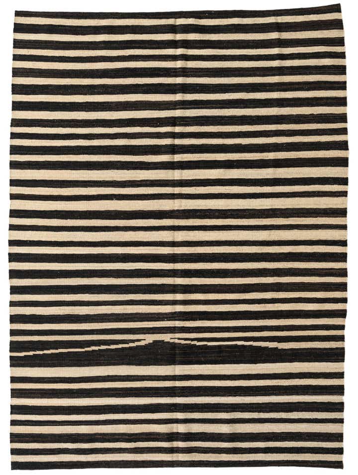 5' 10 x 8' Hand Woven Kilim Modern Wool Rug