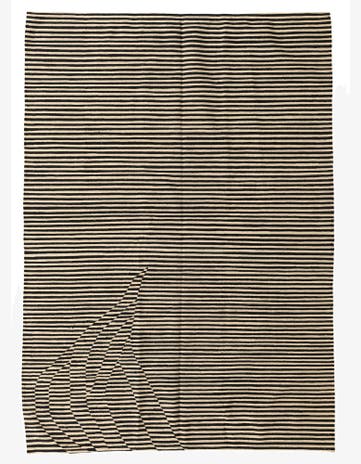 5' 7 x 7' 10 Hand Woven Kilim Modern Wool Rug