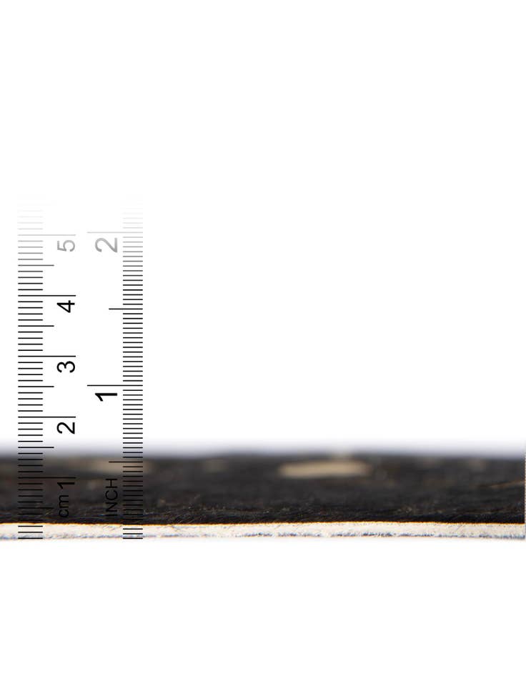 Detail image of 5' 7 x 6' 3 Cowhide Leather Rug