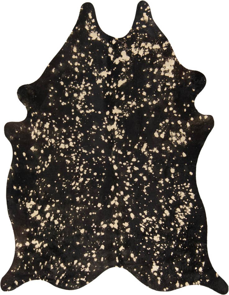 Detail image of 5' 7 x 6' 3 Cowhide Leather Rug