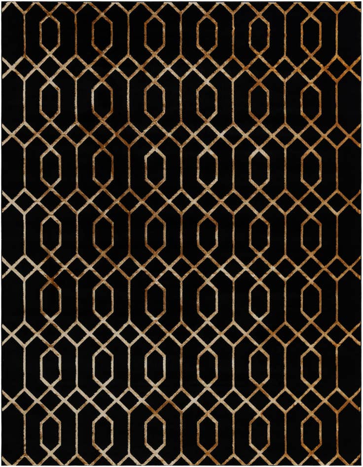 Detail image of 10' x 13' Marilyn Monroe™ Glam Trellis Rug