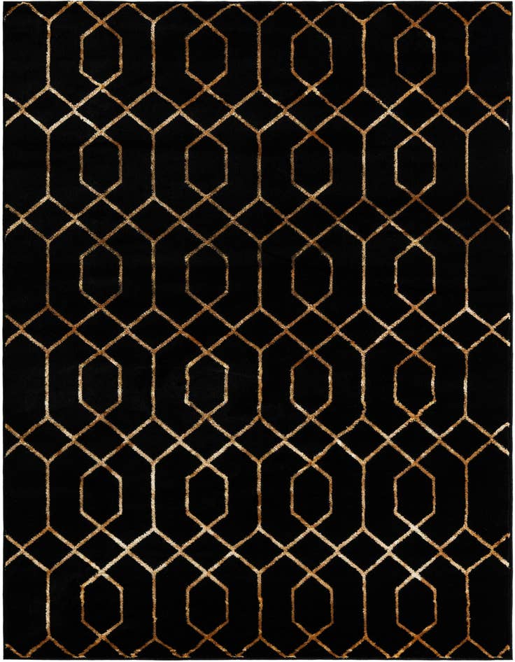 Detail image of 5' 3 x 7' Marilyn Monroe™ Glam Trellis Rug