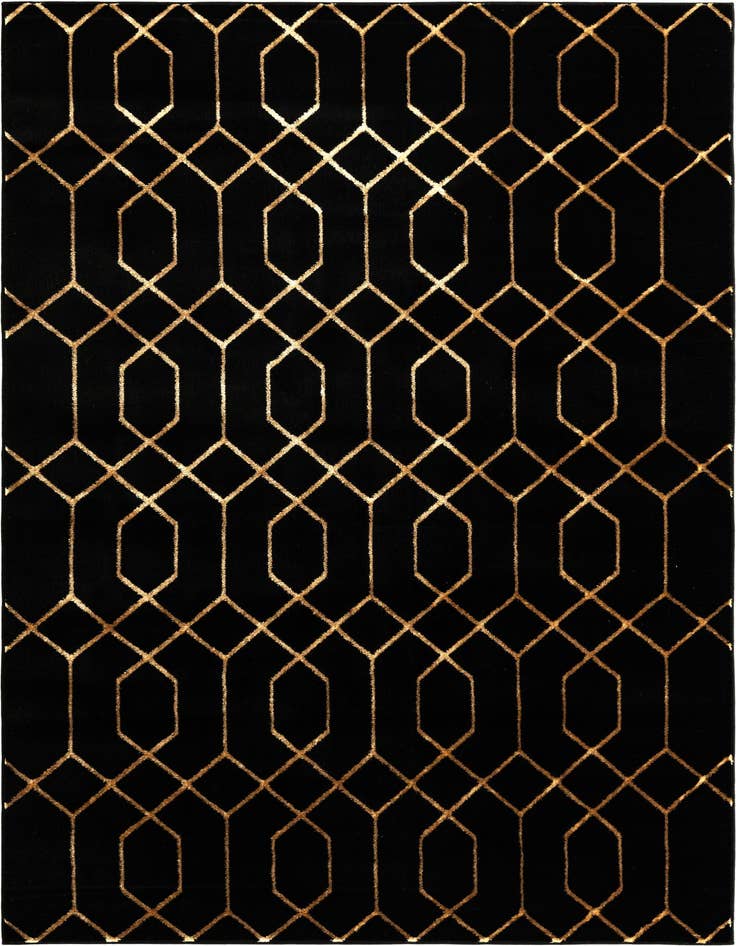 Detail image of 5' 3 x 8' Marilyn Monroe™ Glam Trellis Rug