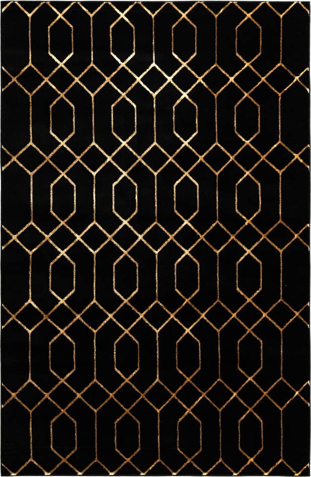 Detail image of 5' 3 x 8' Marilyn Monroe™ Glam Trellis Rug