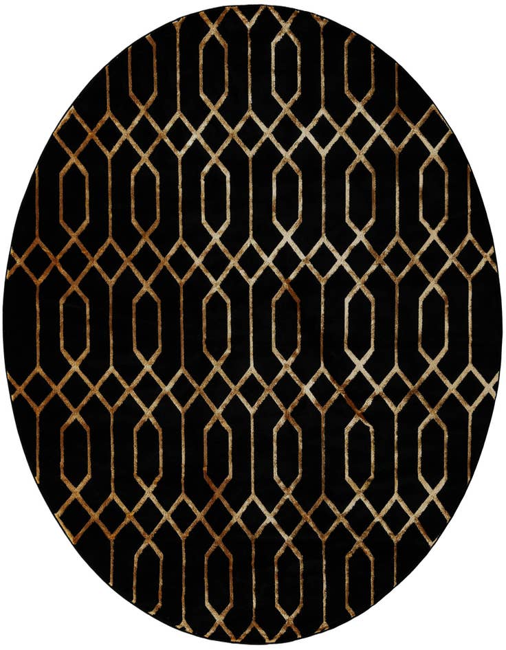 Detail image of 10' x 10' Marilyn Monroe™ Glam Trellis Round Rug