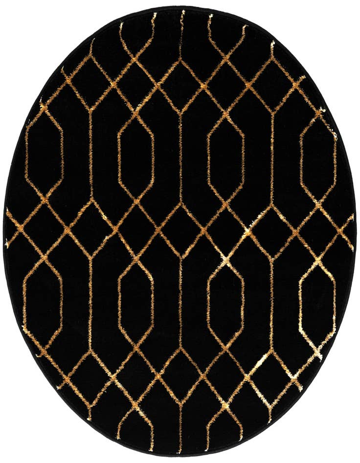 Detail image of 3' x 3' Marilyn Monroe™ Glam Trellis Round Rug