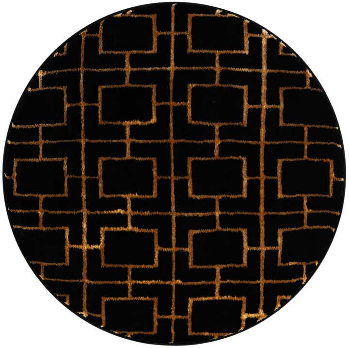 3' x 3' Marilyn Monroe™ Glam Deco Round Rug