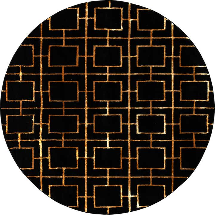 7' 10 x 7' 10 Marilyn Monroe™ Glam Deco Round Rug