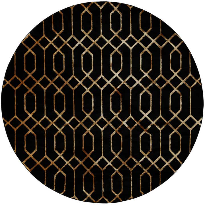 10' x 10' Marilyn Monroe™ Glam Trellis Round Rug