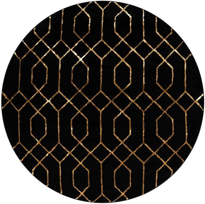 6' x 6' Marilyn Monroe™ Glam Trellis Round Rug