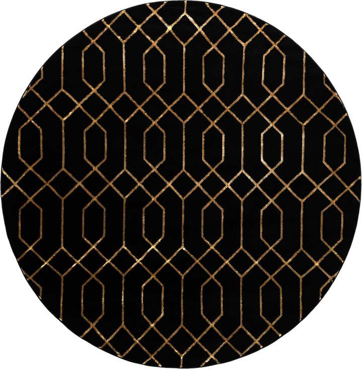 7' 10 x 7' 10 Marilyn Monroe™ Glam Trellis Round Rug