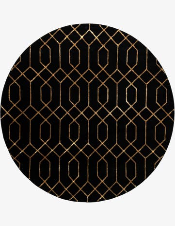 7' 10 x 7' 10 Marilyn Monroe™ Glam Trellis Round Rug