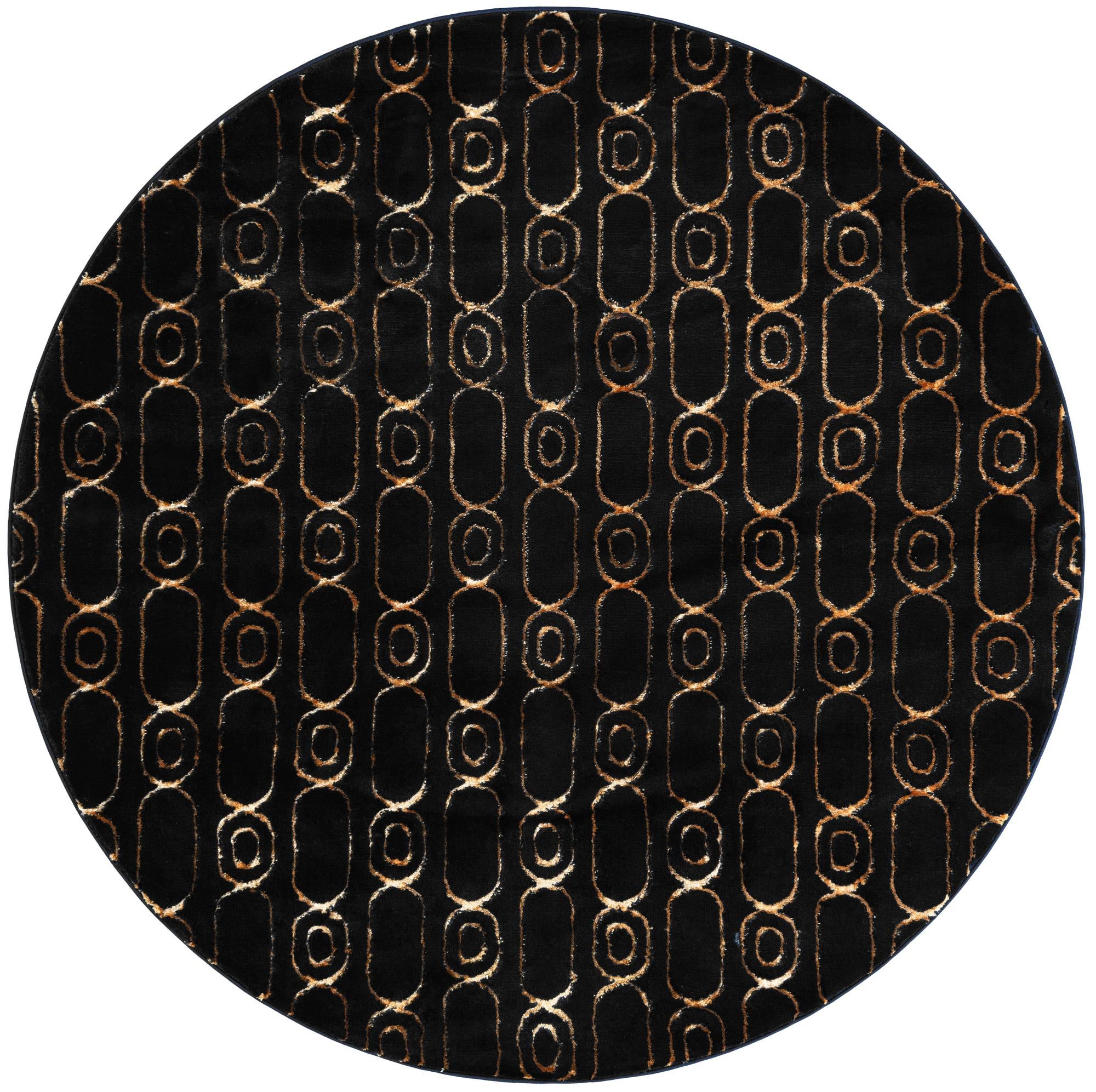 6' x 6' Vogue Geo Round Rug