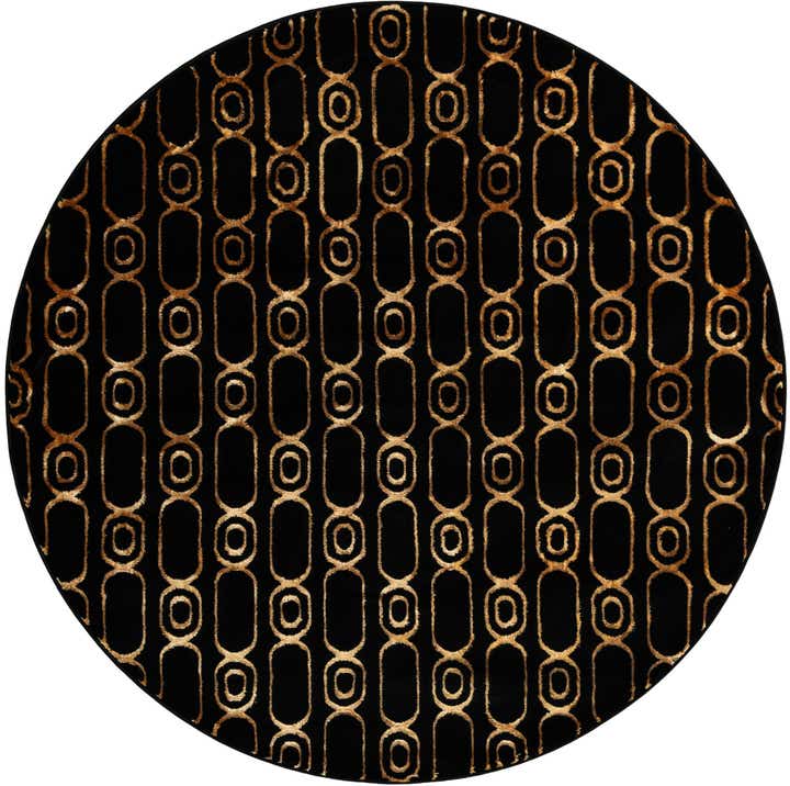 6' x 6' Vogue Geo Round Rug