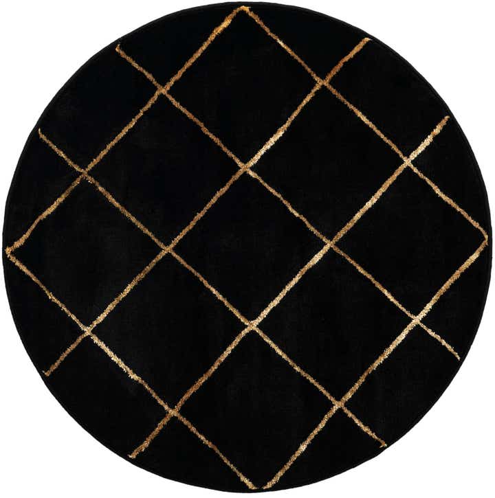 3' x 3' Vogue Geo Round Rug