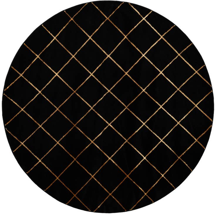 Detail image of 7' 10 x 7' 10 Vogue Geo Round Rug