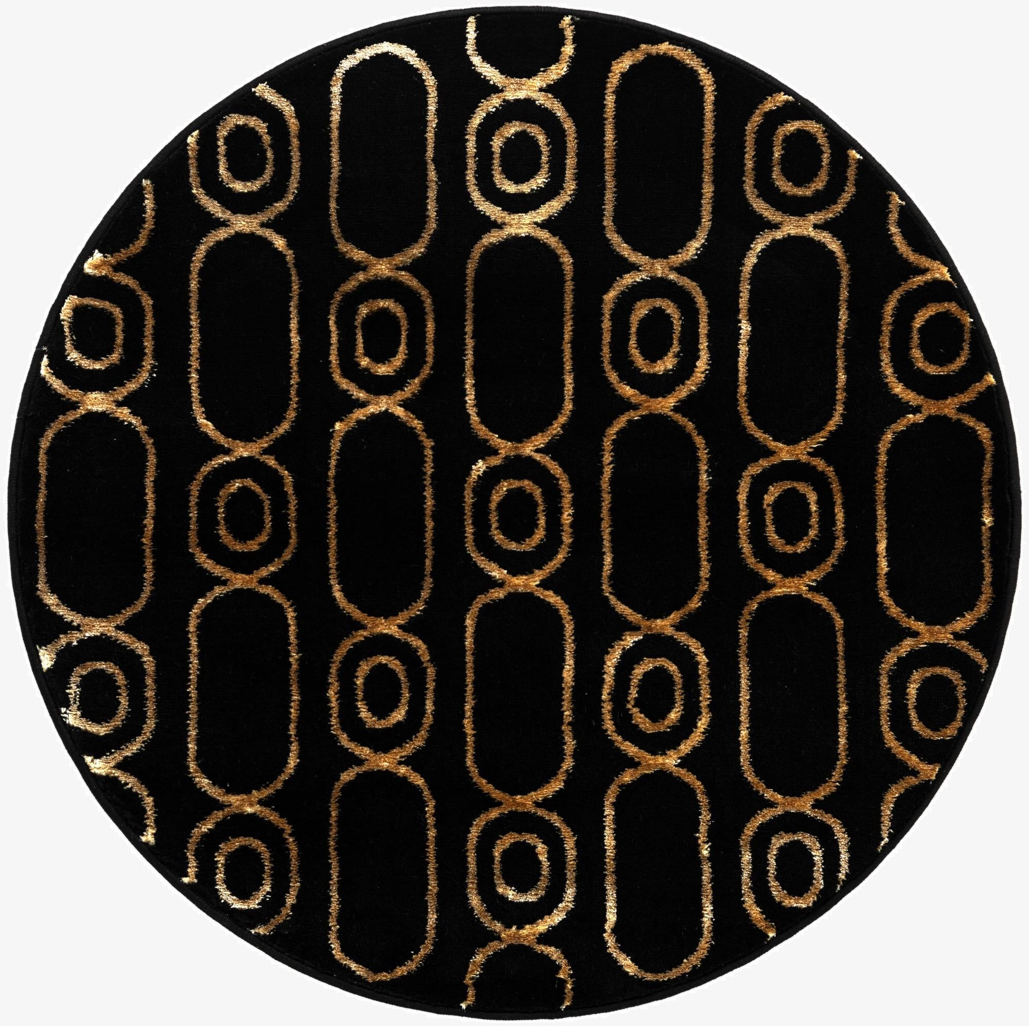 3' x 3' Vogue Geo Round Rug