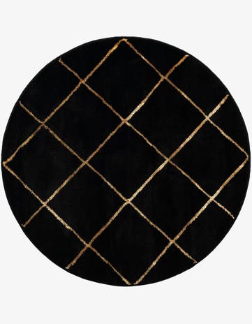 3' x 3' Vogue Geo Round Rug