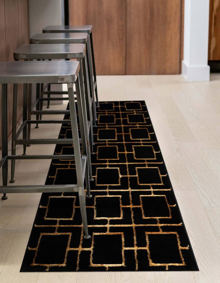 Detail image of 2' x 6'  Marilyn Monroe™ Glam Deco Runner Rug