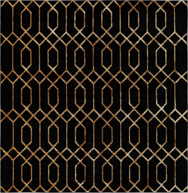 Detail image of 10' x 10' Marilyn Monroe™ Glam Trellis Square Rug