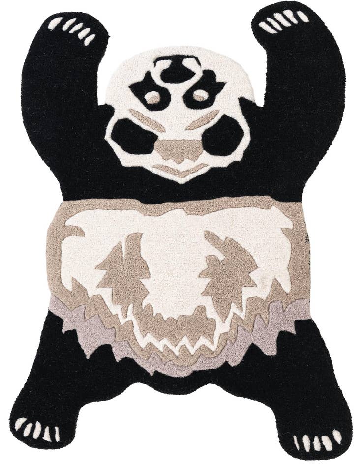 Detail image of 2' x 3' 1 Playtime Kids Wool Freeform Rug