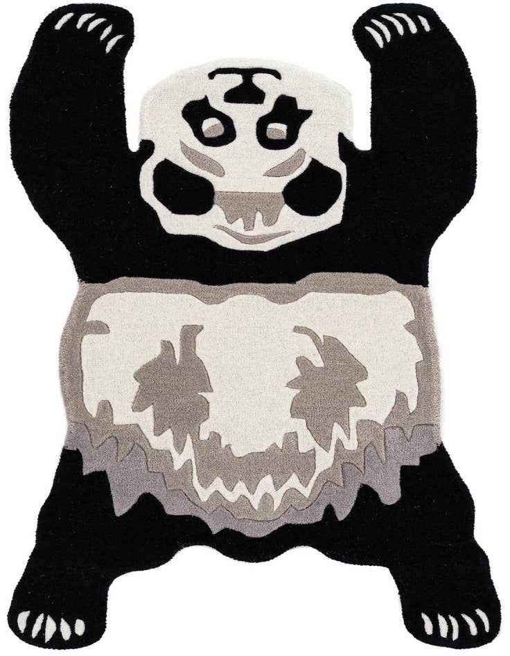 Detail image of 3' 1 x 5' 3 Playtime Kids Wool Freeform Rug